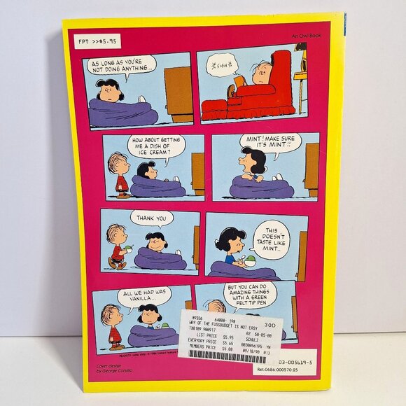 The Way Of The Fussbudget Is Not Easy Charles Schulz Peanuts Parade 29 1986 - Picture 2 of 9